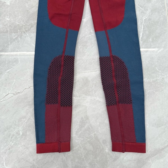 Women’s JoyLab Color Block Seamlessly Knit Mesh 7/8 Athletic Workout Leggings XS - Picture 9 of 16